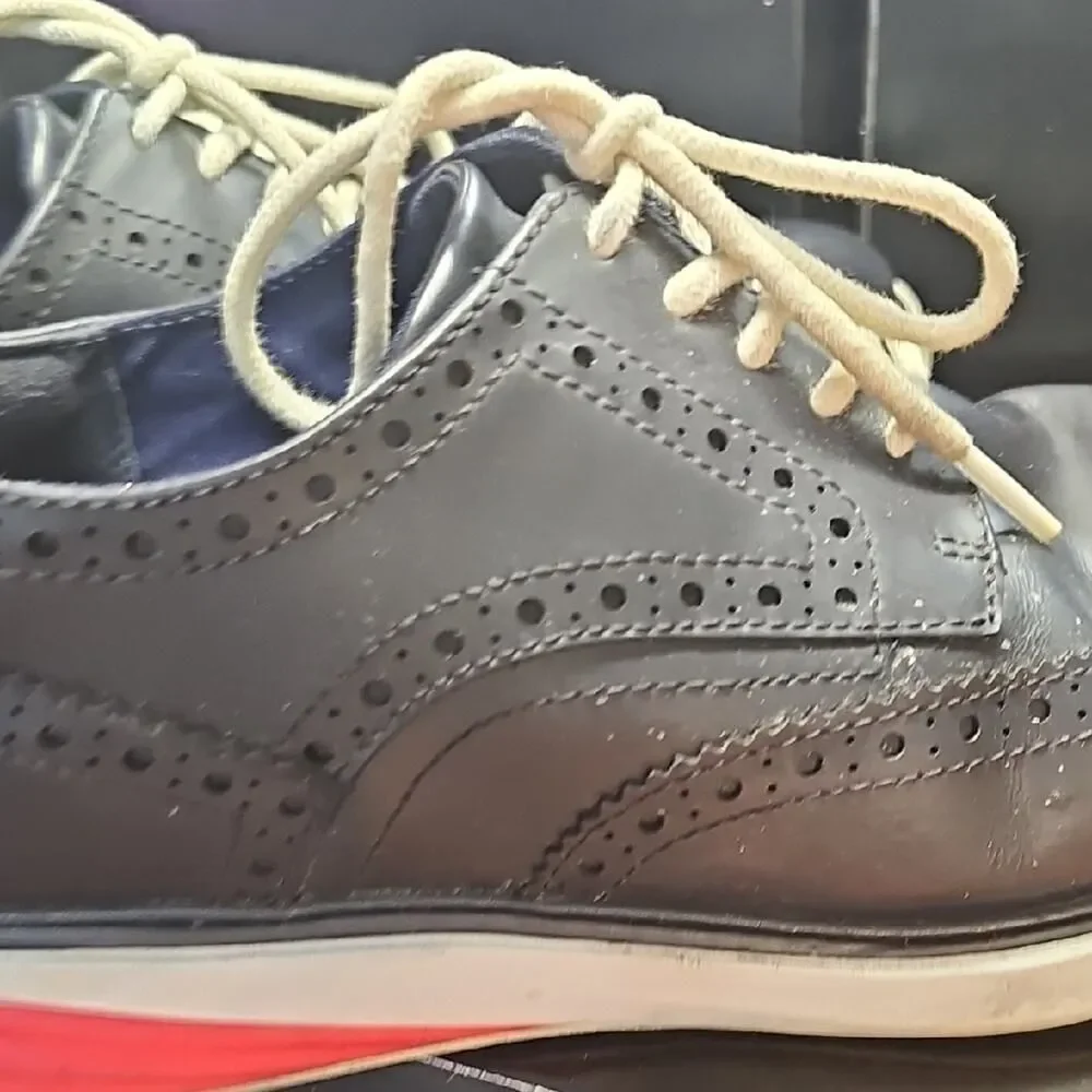 Cole Haan Men's Navy Brogue Oxfords